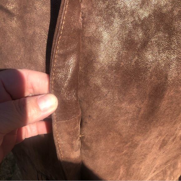 Bernardo Genuine Leather Brown Jacket size Medium - Picture 14 of 15